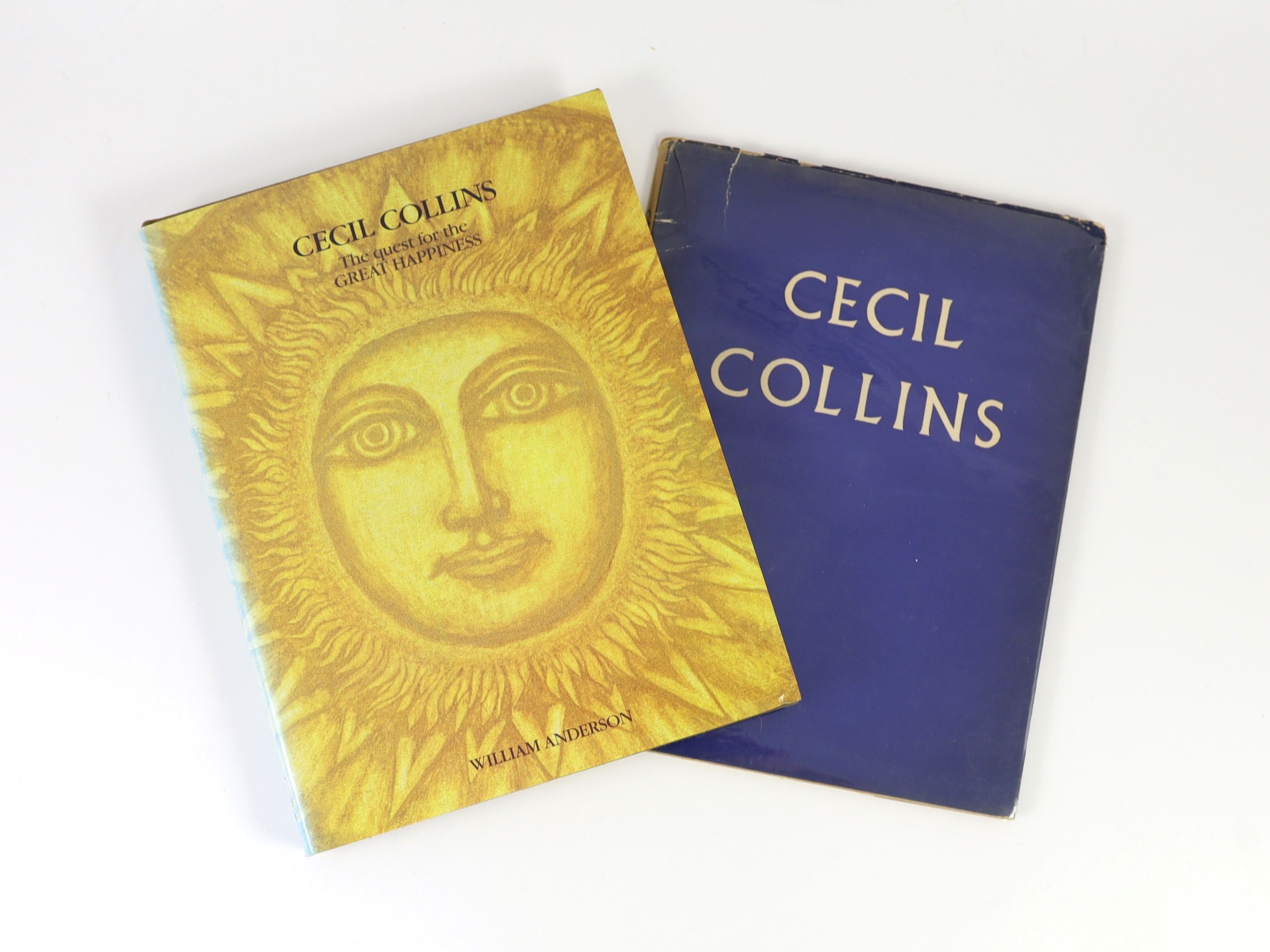 Collins, Cecil - Paintings and Drawings. 1st ed. Coloured frontis and 7 plates, 1 of which is coloured, plus numerous text illus. Original paper boards with title on upper and titled d/j. 4to. Counterpoint Publications,